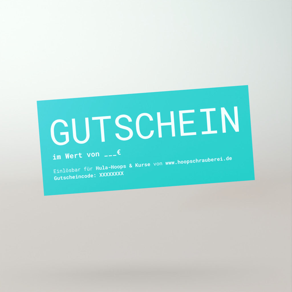 Gutschein (teal)