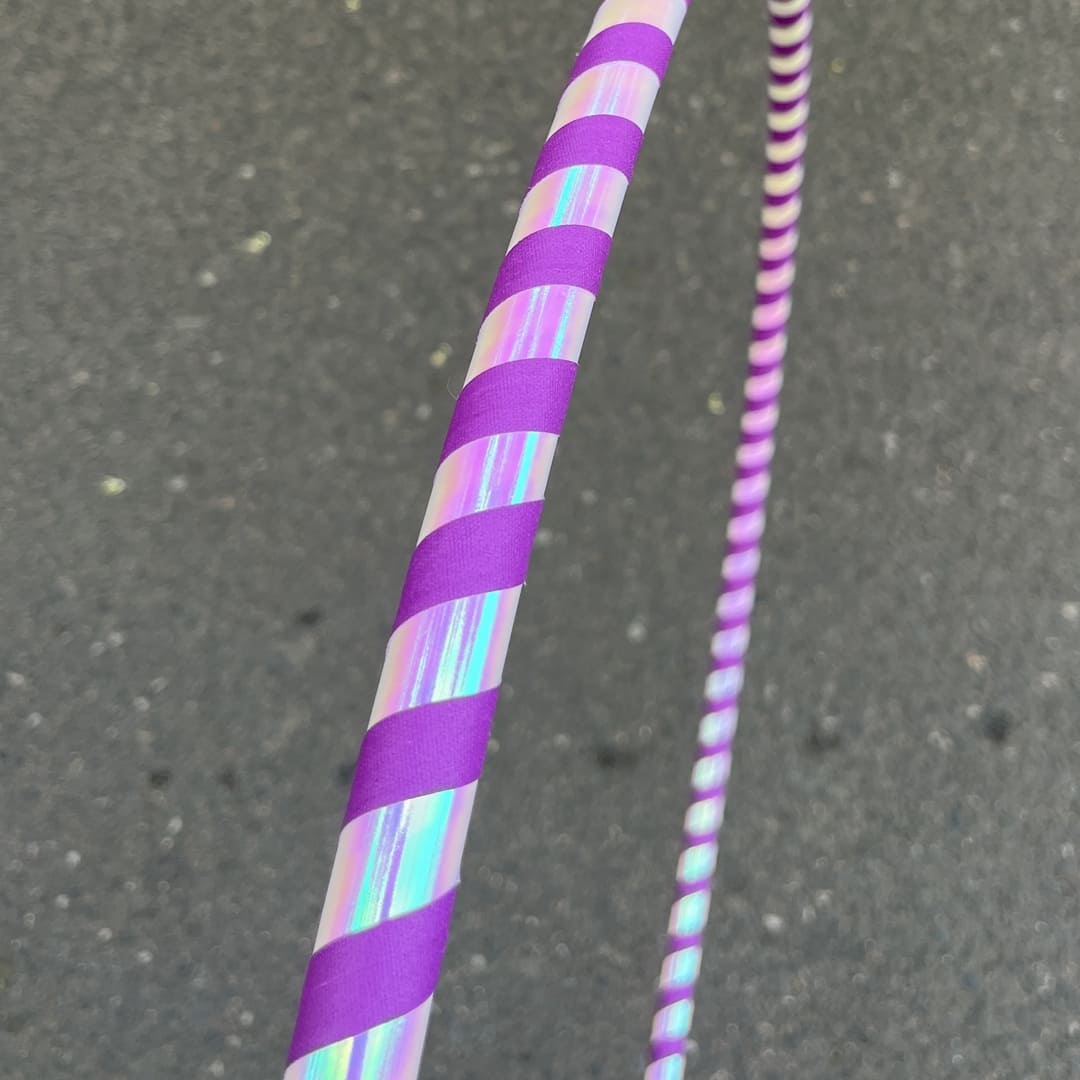 Kinder Hula Hoop lila closeup