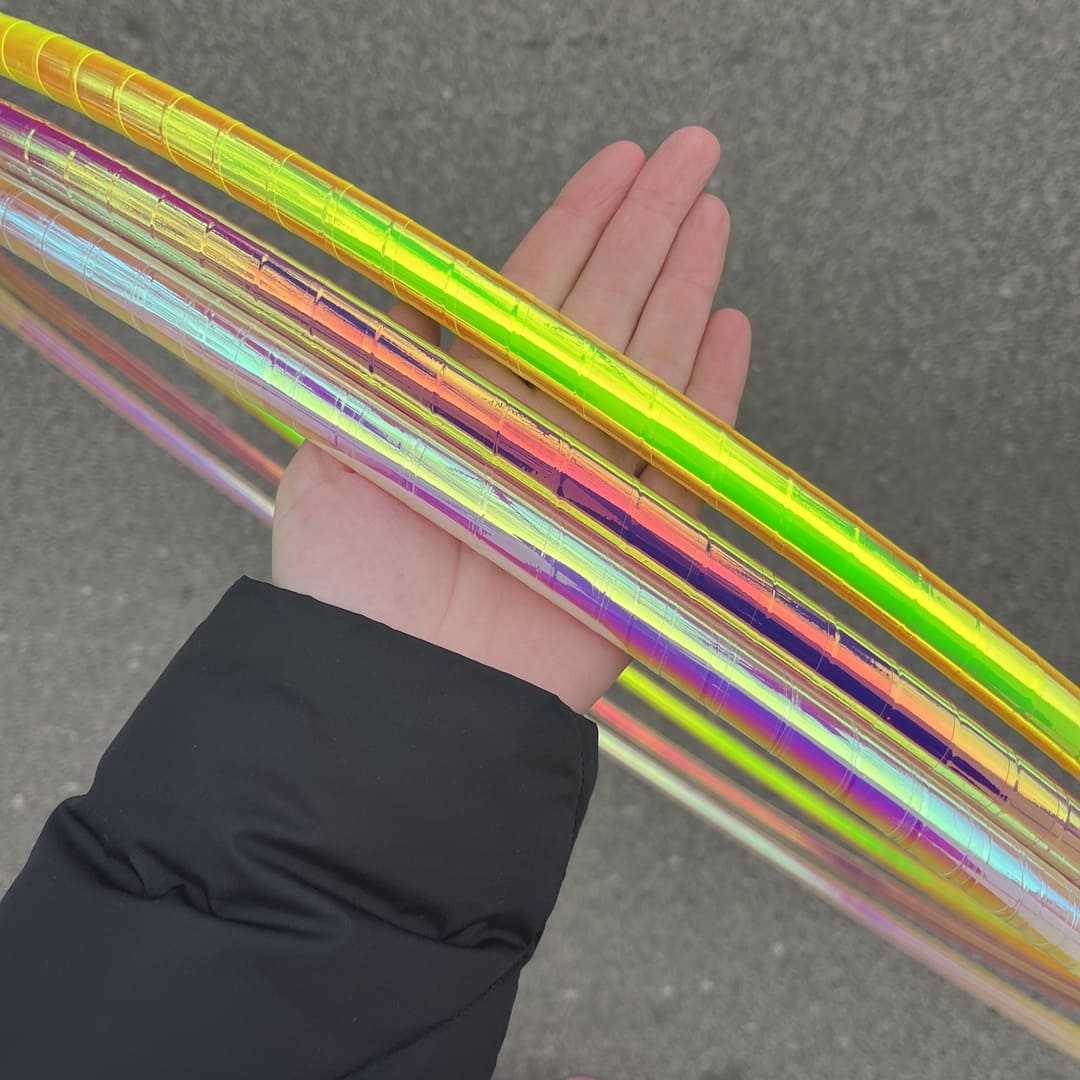 Dance Hoops fully taped