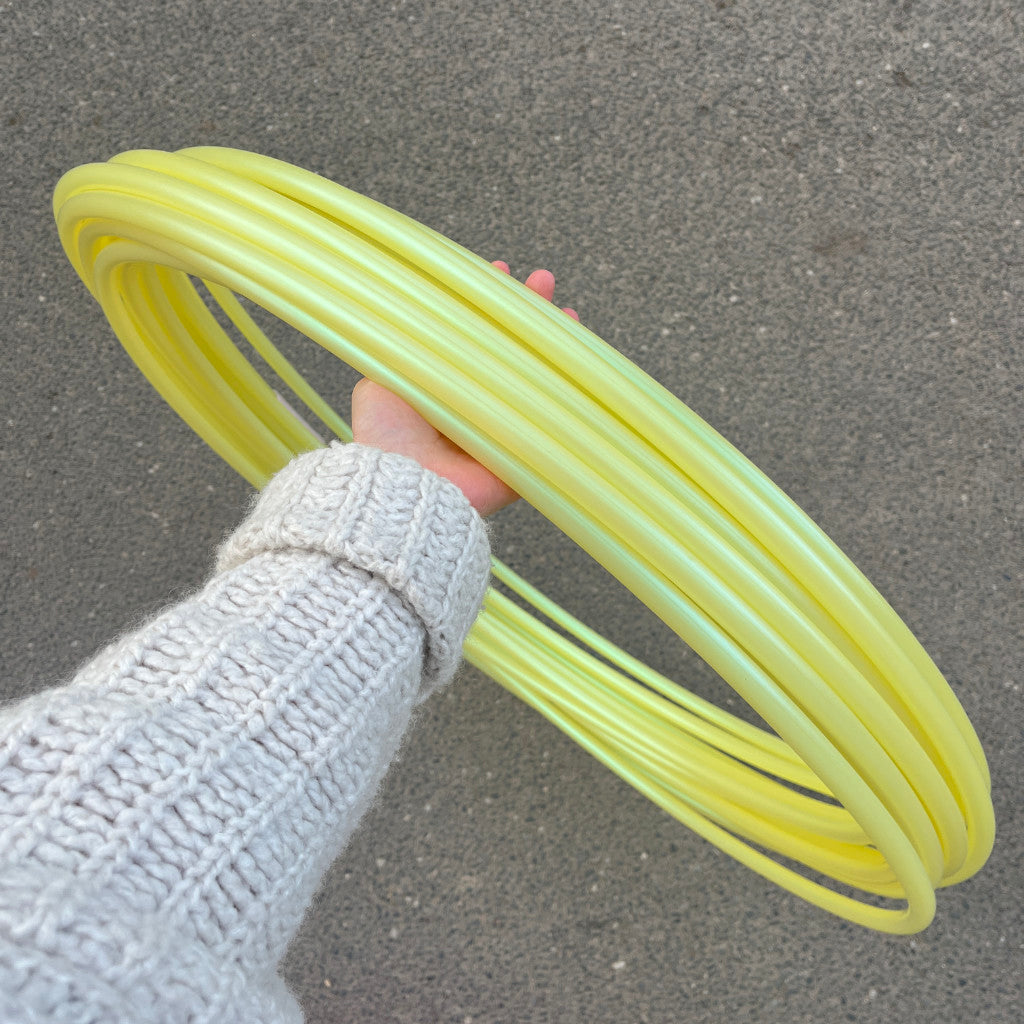 Hula Hoop Polypro Lemon Lime 16mm weit